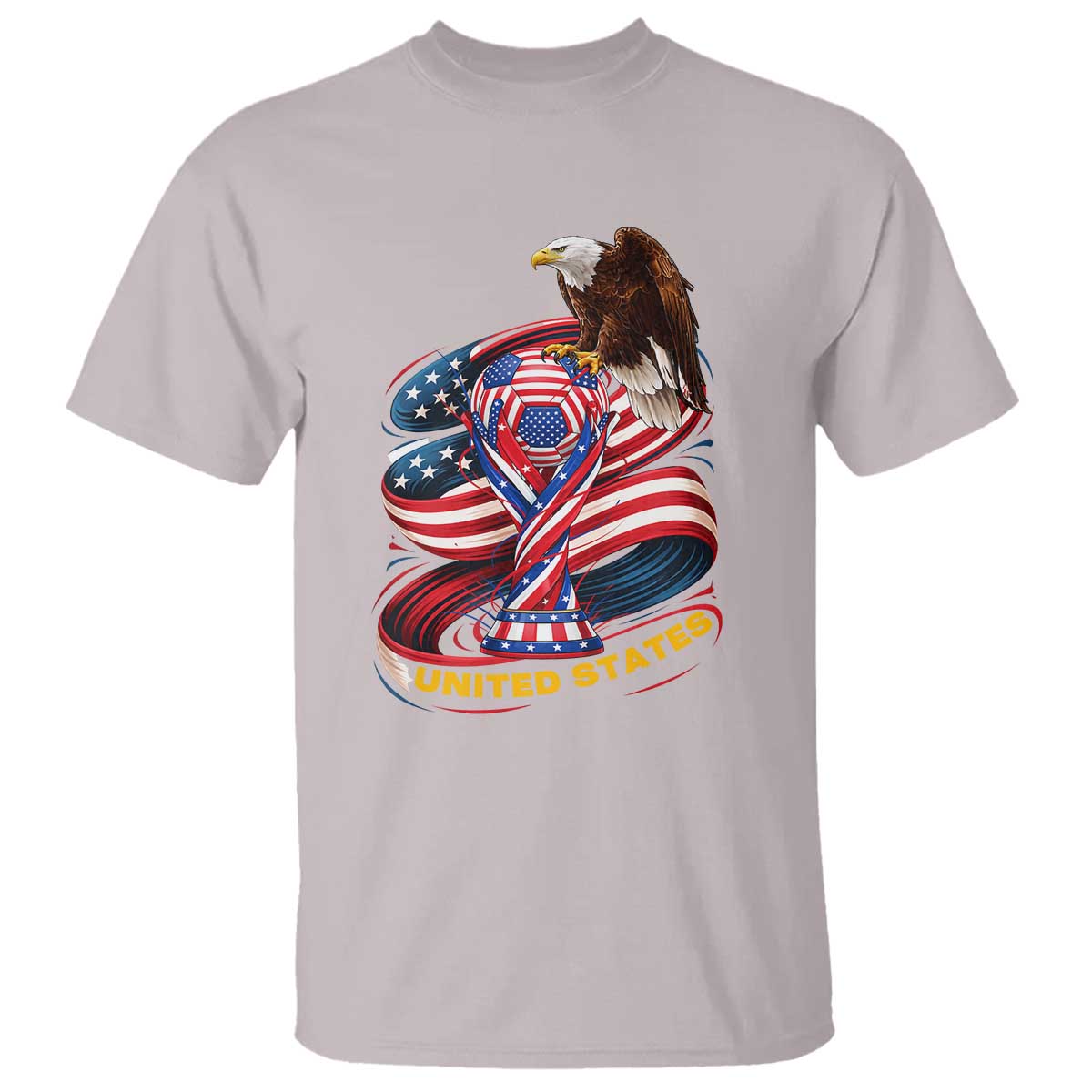 United States Sport USA Team 2026 T Shirt American Soccer Fans Gift TS12 Ice Gray Print Your Wear