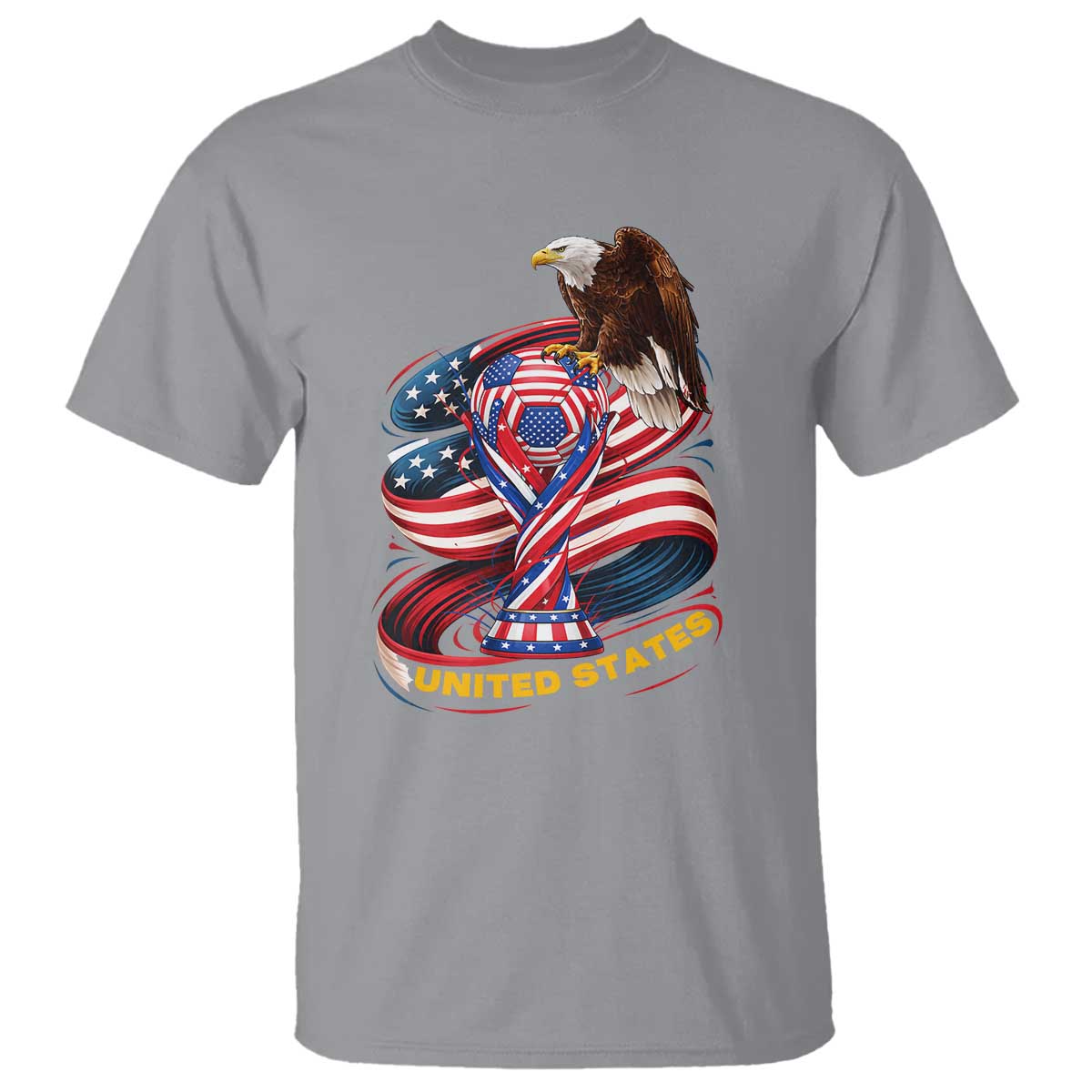 United States Sport USA Team 2026 T Shirt American Soccer Fans Gift TS12 Sport Gray Print Your Wear