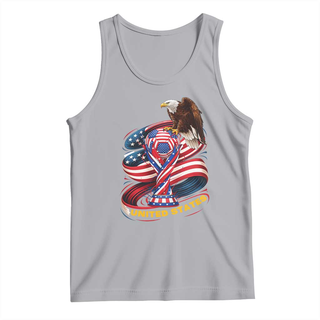 United States Sport USA Team 2026 Tank Top American Soccer Fans Gift TS12 Athletic Heather Print Your Wear