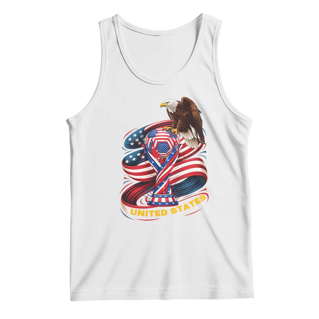 United States Sport USA Team 2026 Tank Top American Soccer Fans Gift TS12 White Print Your Wear