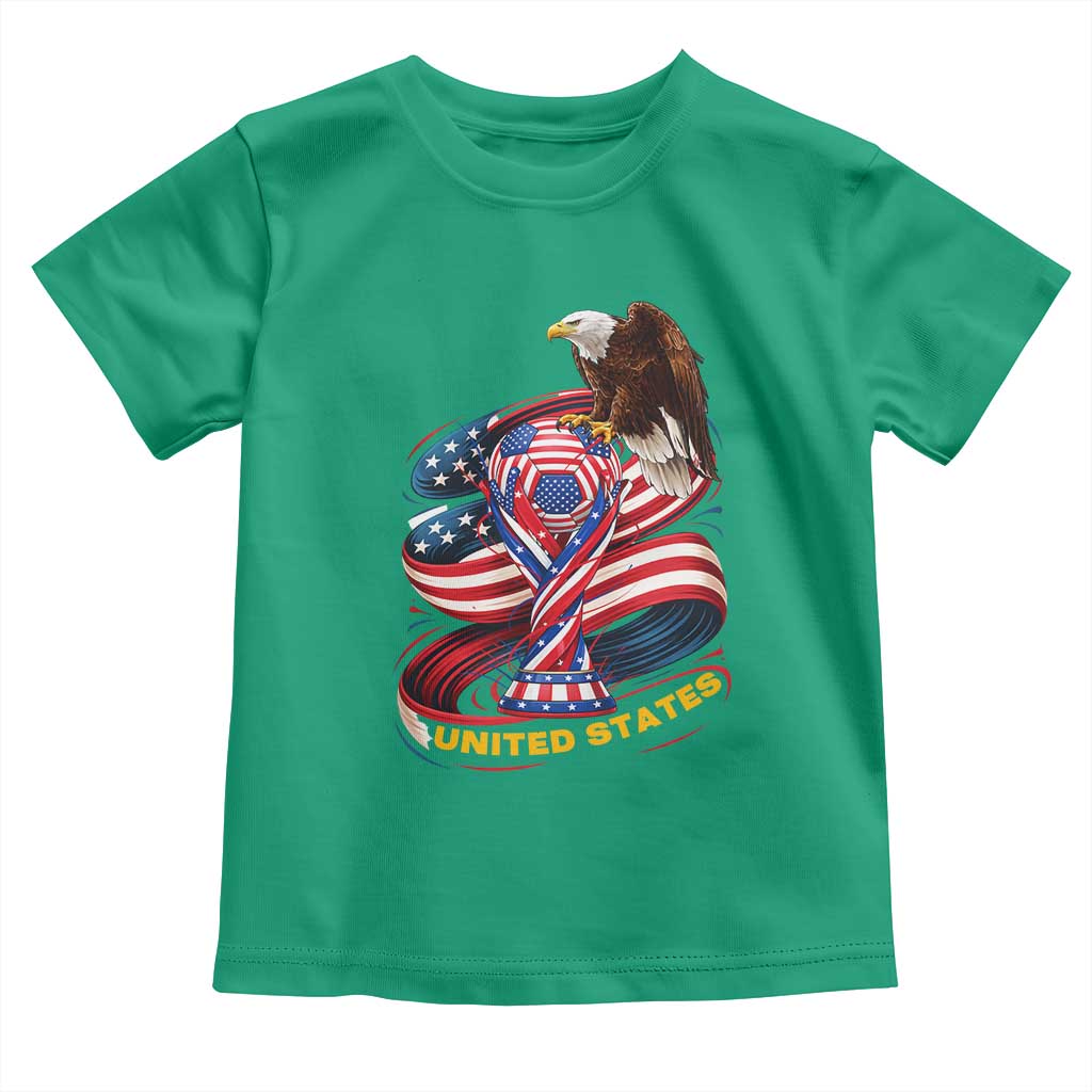 United States Sport USA Team 2026 Toddler T Shirt American Soccer Fans Gift TS12 Irish Green Print Your Wear