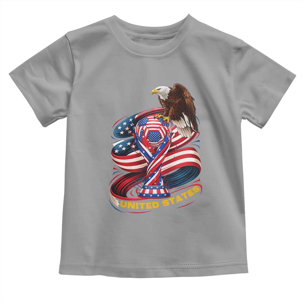 United States Sport USA Team 2026 Toddler T Shirt American Soccer Fans Gift TS12 Sport Gray Print Your Wear