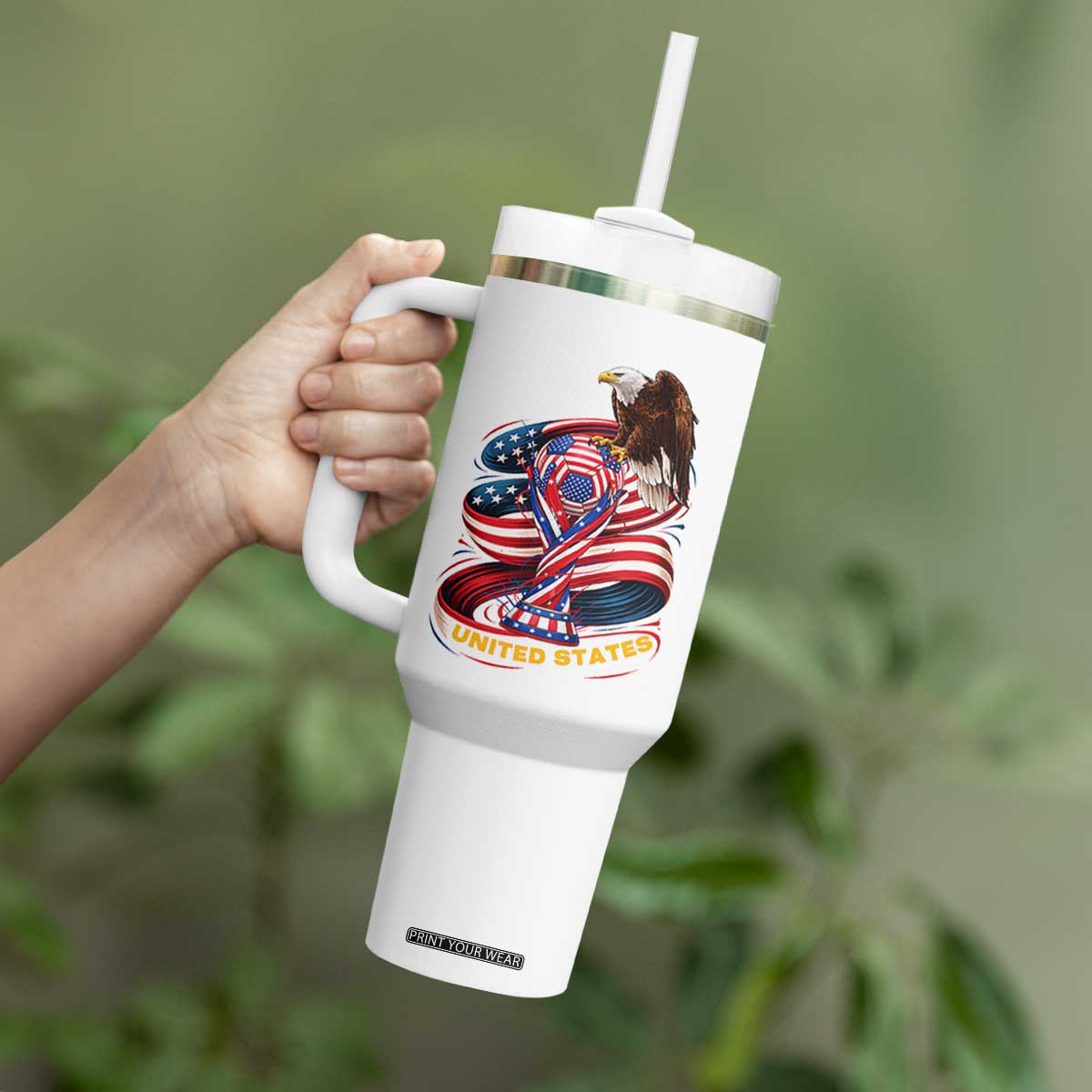 United States Sport USA Team 2026 Tumbler With Handle American Soccer Fans Gift TS12 Print Your Wear