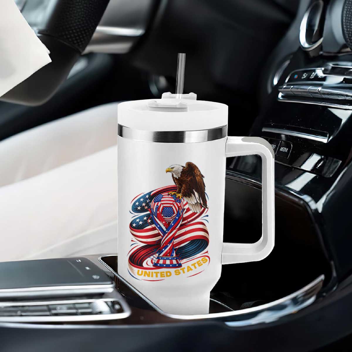 United States Sport USA Team 2026 Tumbler With Handle American Soccer Fans Gift TS12 Print Your Wear