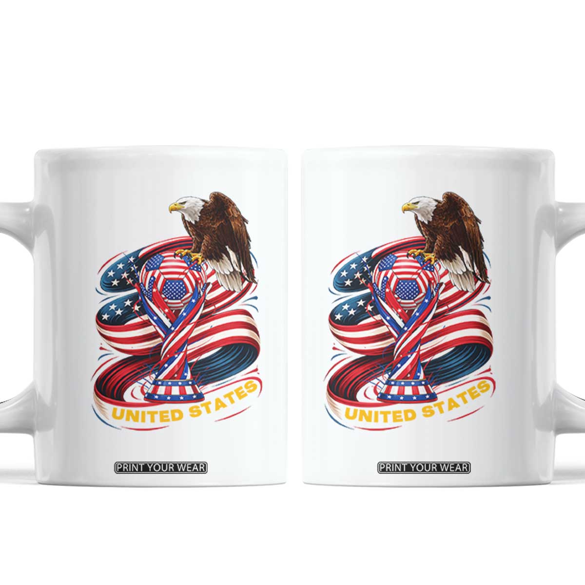 United States Sport USA Team 2026 Coffee Mug American Soccer Fans Gift TS12 White Print Your Wear