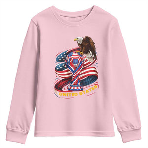 United States Sport USA Team 2026 Youth Sweatshirt American Soccer Fans Gift TS12 Light Pink Print Your Wear