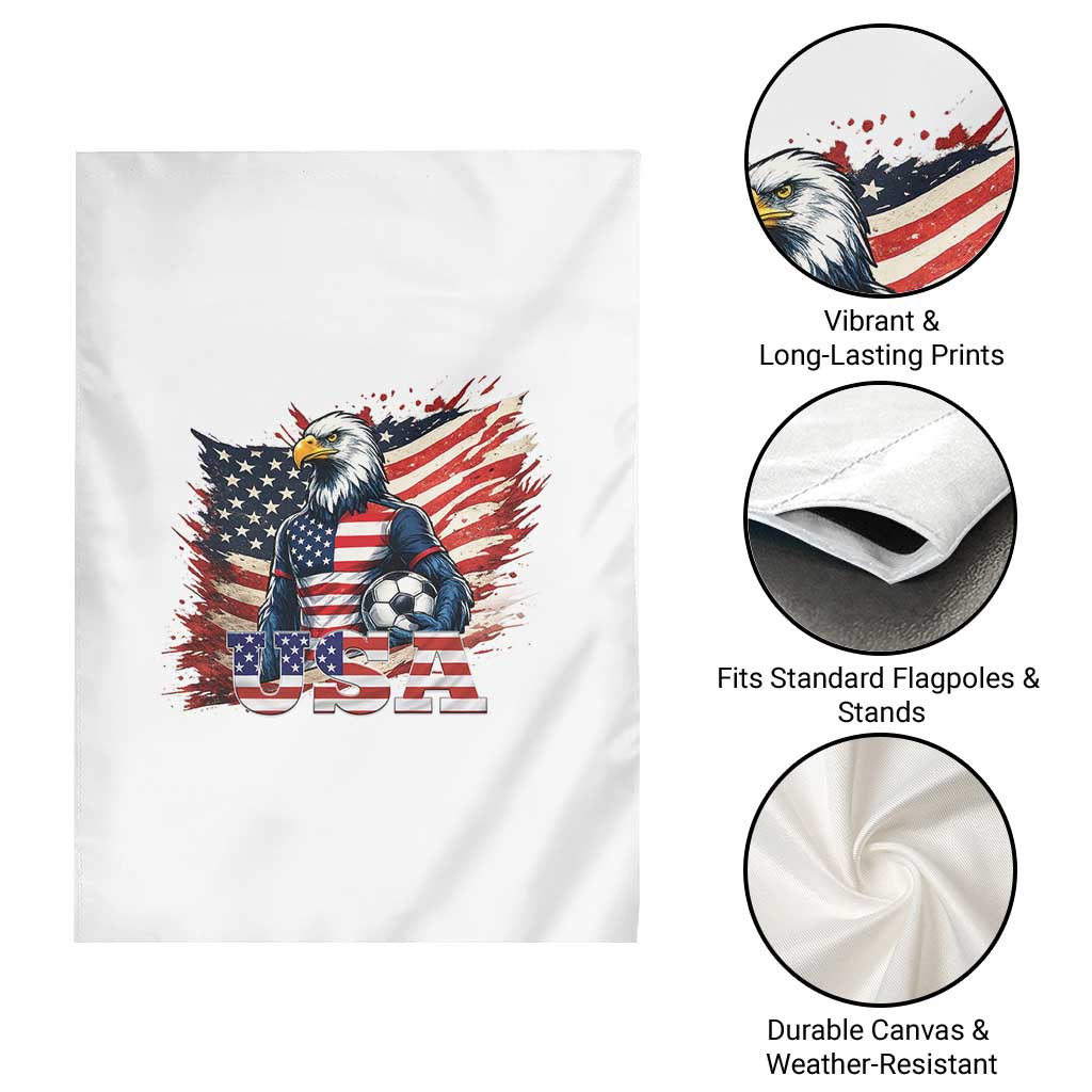 American Eagle And Soccer USA 2026 Supporter Garden Flag TS12 Print Your Wear