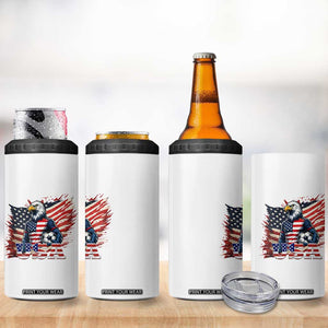 American Eagle And Soccer USA 2026 Supporter 4 in 1 Can Cooler Tumbler TS12 Print Your Wear