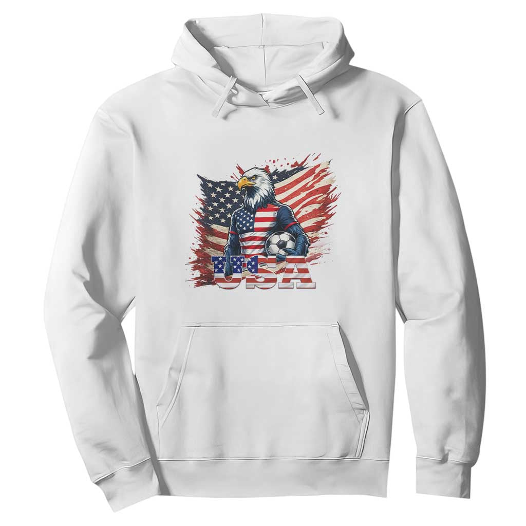 American Eagle And Soccer USA 2026 Supporter Hoodie TS12 White Print Your Wear