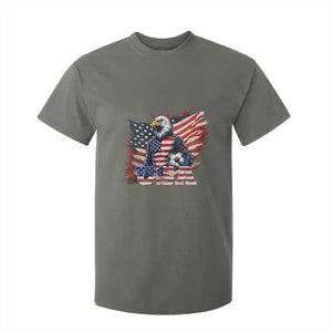 American Eagle And Soccer USA 2026 Supporter T Shirt For Kid TS12 Military Green Print Your Wear