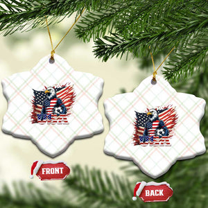 American Eagle And Soccer USA 2026 Supporter Ceramic Ornament TS12 Print Your Wear