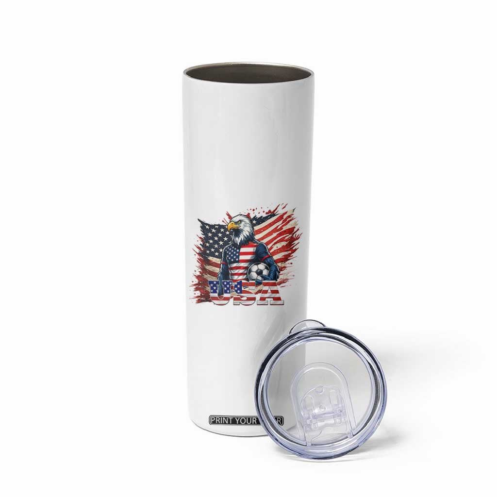 American Eagle And Soccer USA 2026 Supporter Skinny Tumbler TS12 Print Your Wear