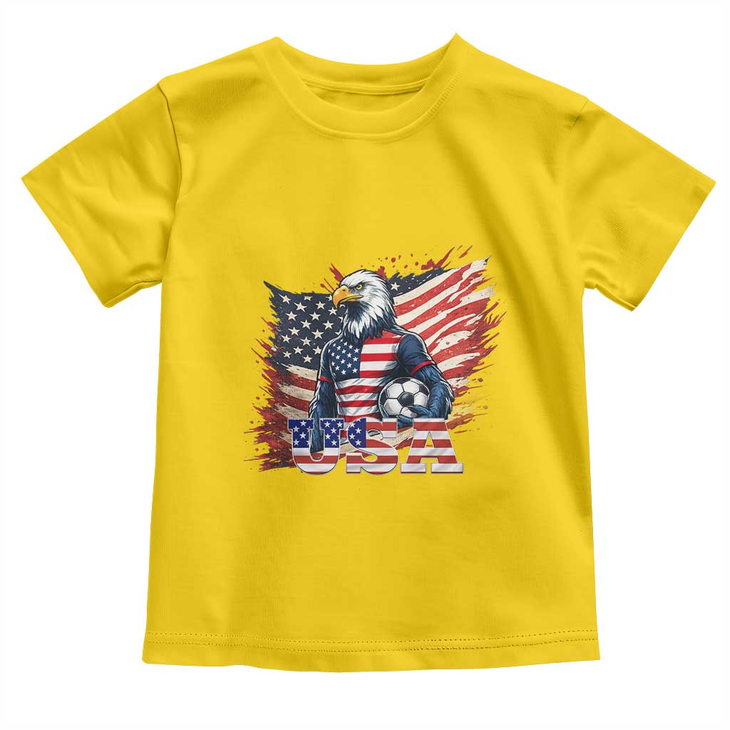 American Eagle And Soccer USA 2026 Supporter Toddler T Shirt TS12 Daisy Print Your Wear