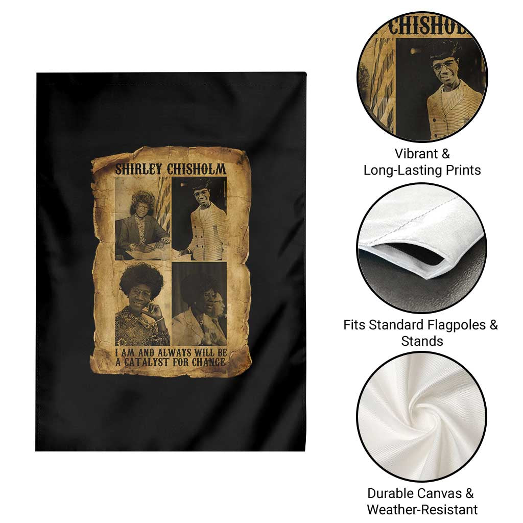 Shirley Chisholm Catalyst For Change Quote Garden Flag Womens History Month TS12 Print Your Wear
