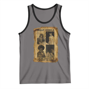 Shirley Chisholm Catalyst For Change Quote Tank Top Womens History Month TS12 Deep Heather Black Print Your Wear