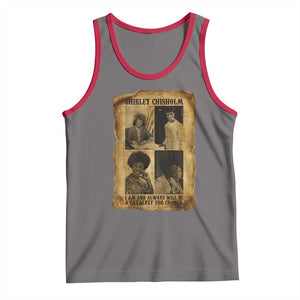 Shirley Chisholm Catalyst For Change Quote Tank Top Womens History Month TS12 Deep Heather Red Print Your Wear