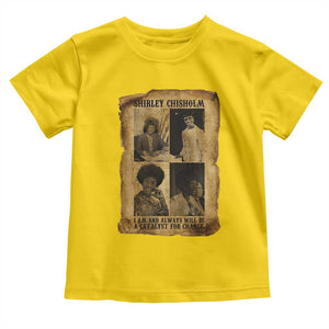 Shirley Chisholm Catalyst For Change Quote Toddler T Shirt Womens History Month TS12 Daisy Print Your Wear
