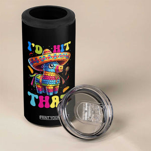 Funny Cinco De Mayo Pinata 4 in 1 Can Cooler Tumbler Id Hit That TS12 Print Your Wear