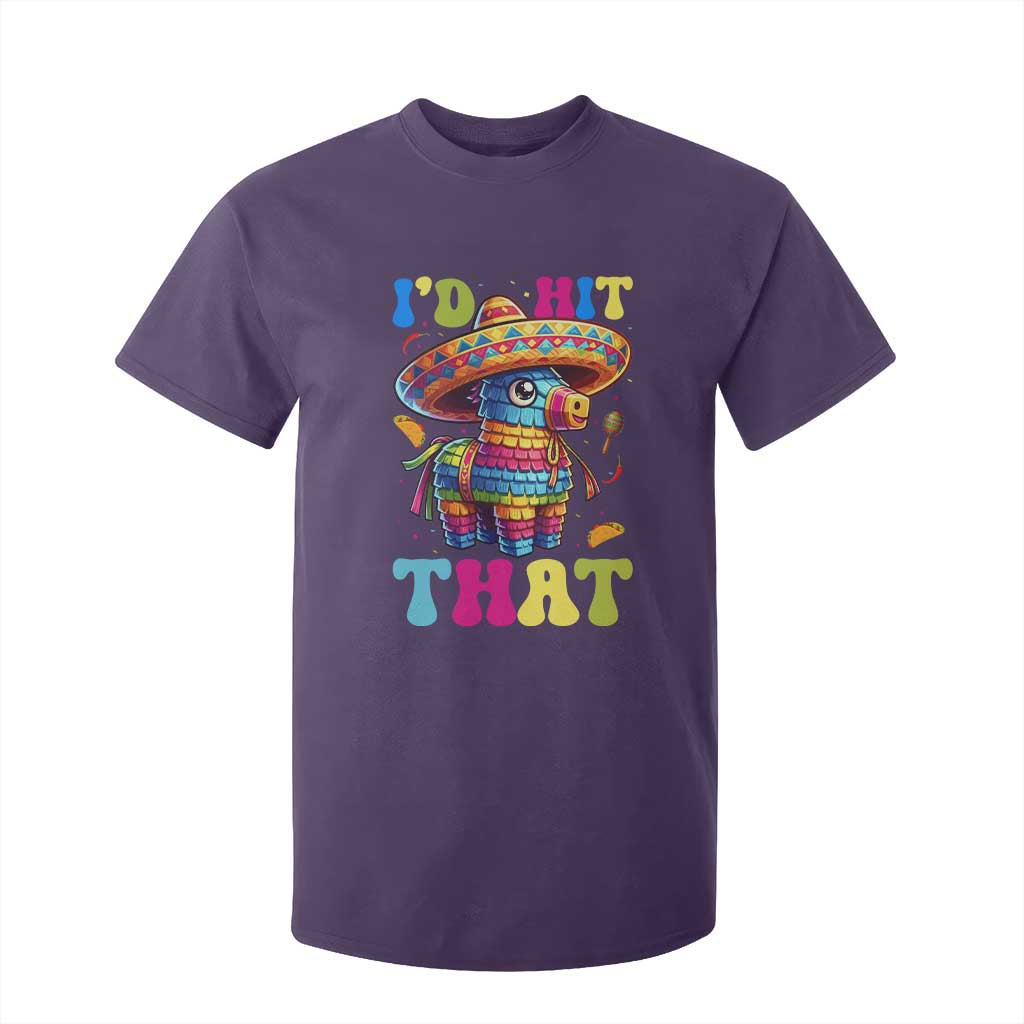 Funny Cinco De Mayo Pinata T Shirt For Kid Id Hit That TS12 Purple Print Your Wear