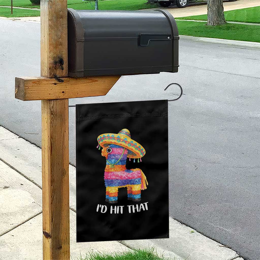 Funny Rainbow Pinata Sombrero Garden Flag Id Hit That TS12 Print Your Wear