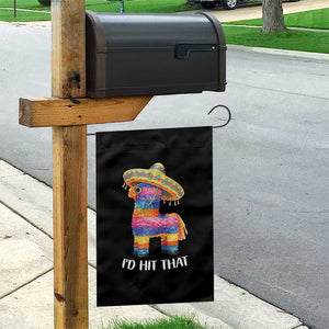 Funny Rainbow Pinata Sombrero Garden Flag Id Hit That TS12 Print Your Wear