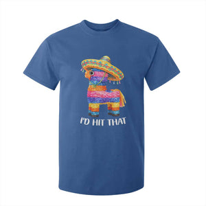 Funny Rainbow Pinata Sombrero T Shirt For Kid Id Hit That TS12 Royal Blue Print Your Wear
