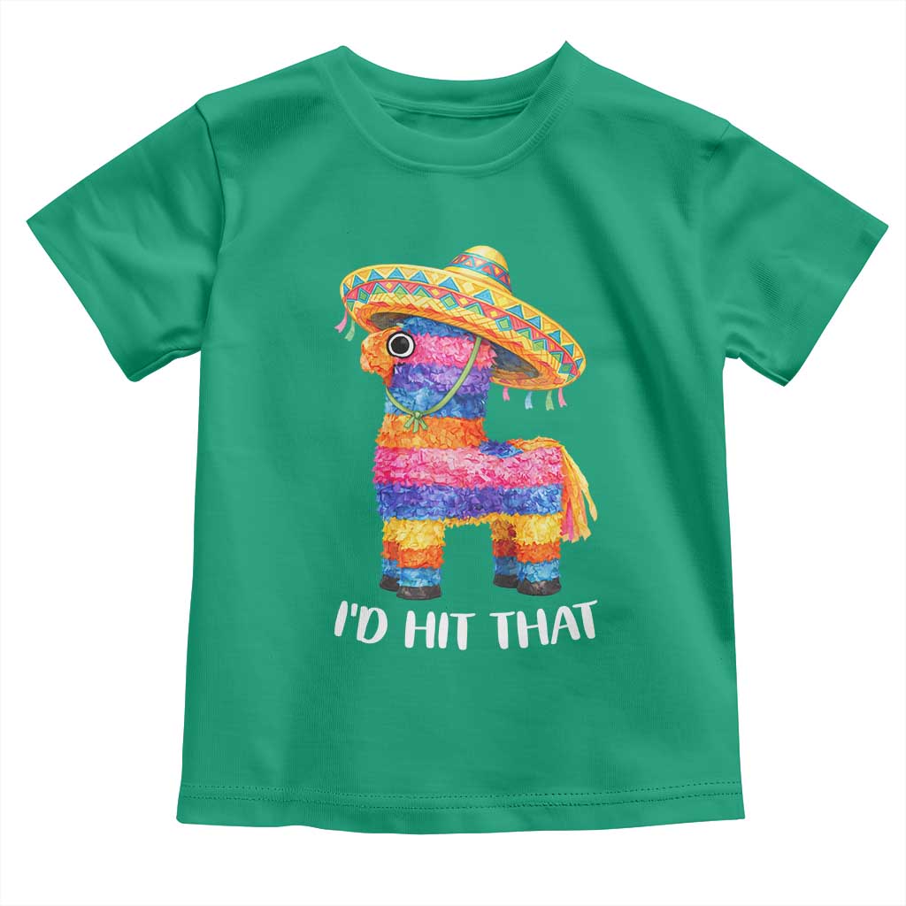 Funny Rainbow Pinata Sombrero Toddler T Shirt Id Hit That TS12 Irish Green Print Your Wear