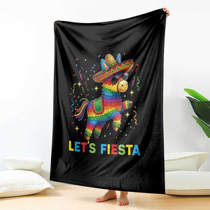 Mexican Fiesta Pinata Throw Blanket Funny Cinco De Mayo TS12 Print Your Wear