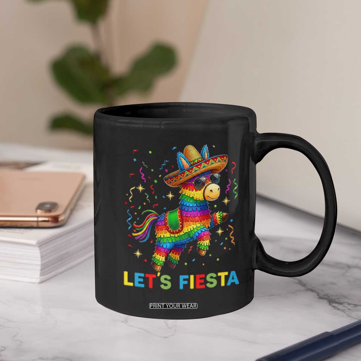 Mexican Fiesta Pinata Coffee Mug Funny Cinco De Mayo TS12 Print Your Wear