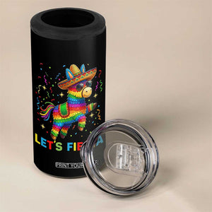 Mexican Fiesta Pinata 4 in 1 Can Cooler Tumbler Funny Cinco De Mayo TS12 Print Your Wear