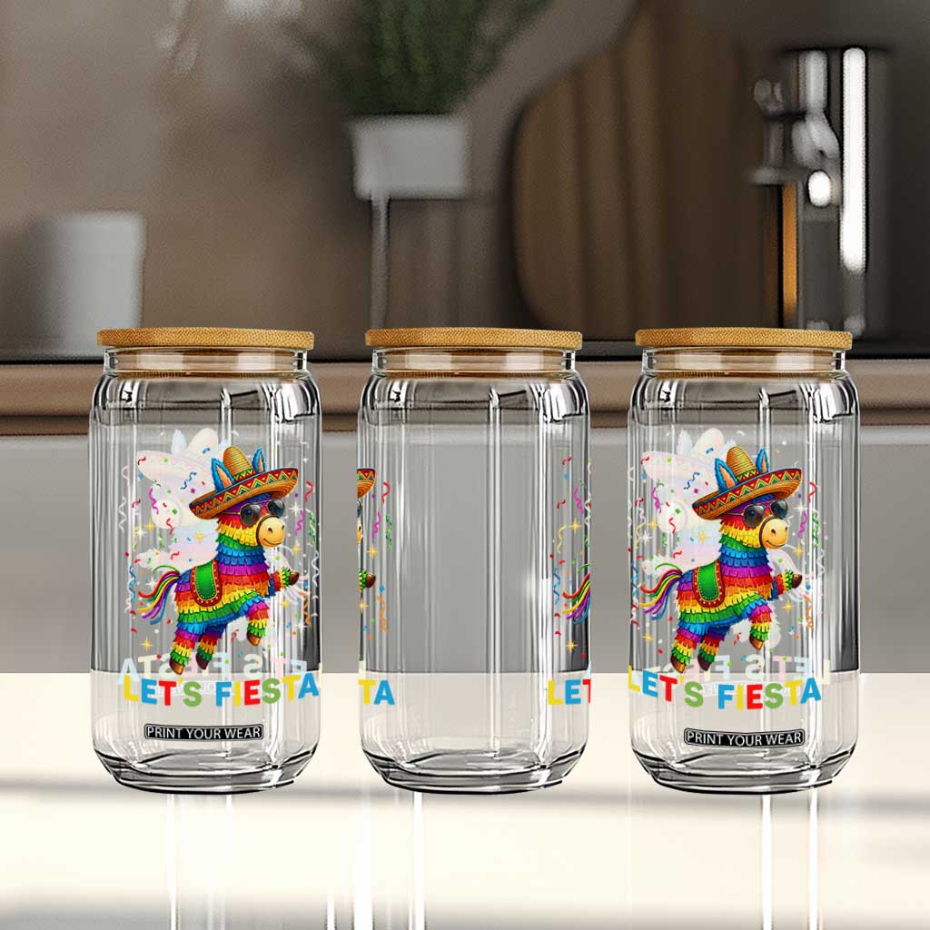 Mexican Fiesta Pinata Glass Can Funny Cinco De Mayo TS12 Print Your Wear
