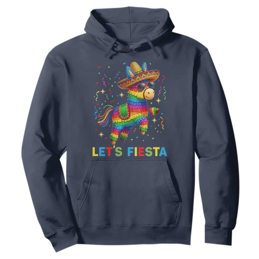 Mexican Fiesta Pinata Hoodie Funny Cinco De Mayo TS12 Navy Print Your Wear