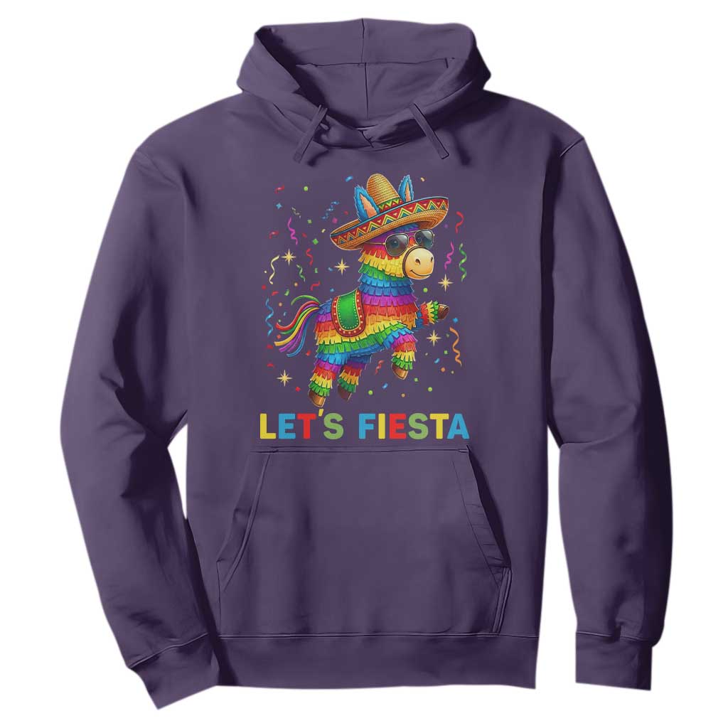 Mexican Fiesta Pinata Hoodie Funny Cinco De Mayo TS12 Purple Print Your Wear