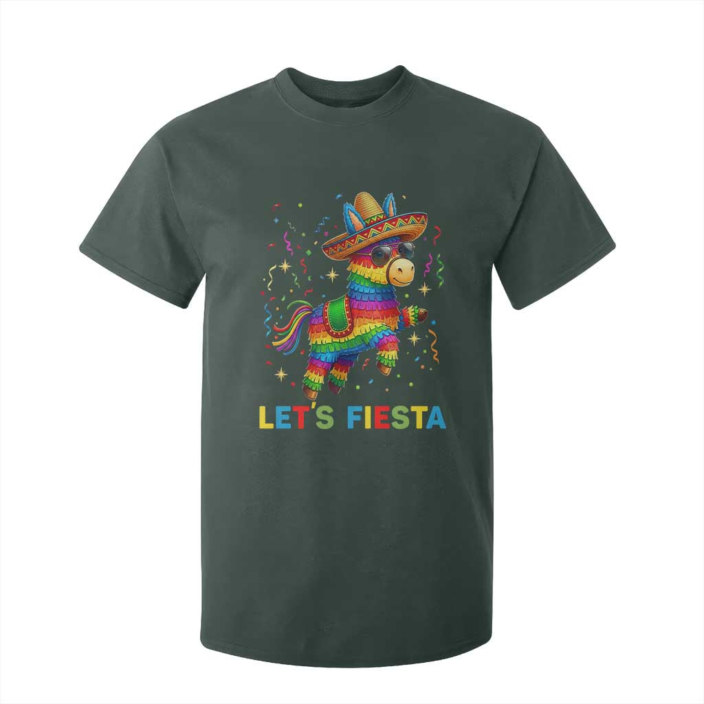 Mexican Fiesta Pinata T Shirt For Kid Funny Cinco De Mayo TS12 Dark Forest Green Print Your Wear