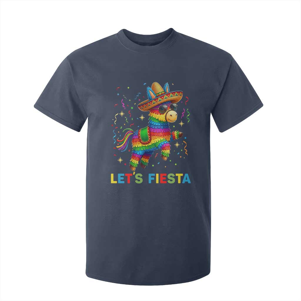 Mexican Fiesta Pinata T Shirt For Kid Funny Cinco De Mayo TS12 Navy Print Your Wear
