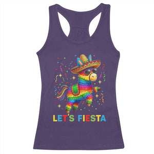 Mexican Fiesta Pinata Racerback Tank Top Funny Cinco De Mayo TS12 Purple Print Your Wear