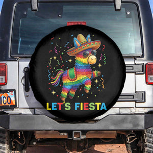Mexican Fiesta Pinata Spare Tire Cover Funny Cinco De Mayo TS12 No hole Black Print Your Wear