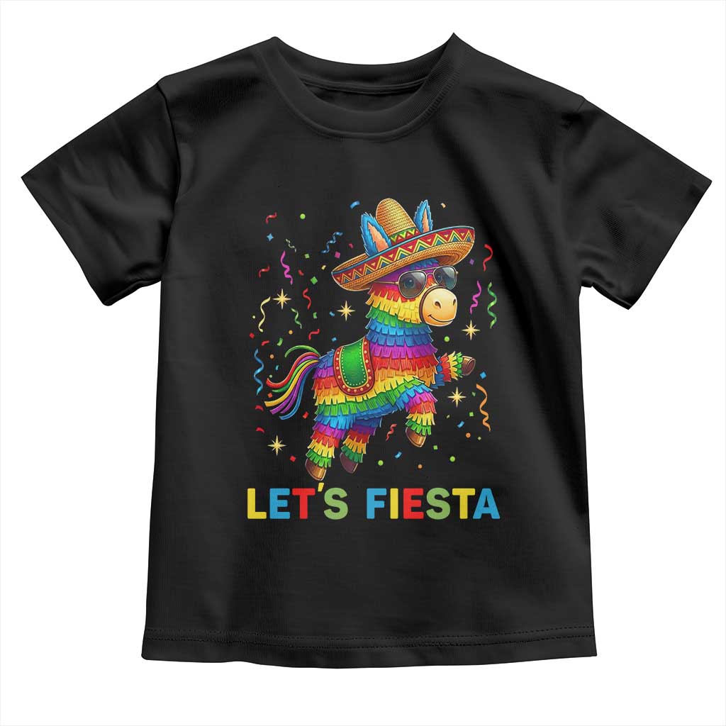 Mexican Fiesta Pinata Toddler T Shirt Funny Cinco De Mayo TS12 Black Print Your Wear