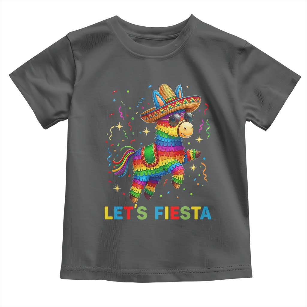 Mexican Fiesta Pinata Toddler T Shirt Funny Cinco De Mayo TS12 Dark Heather Print Your Wear