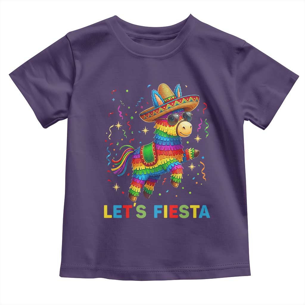 Mexican Fiesta Pinata Toddler T Shirt Funny Cinco De Mayo TS12 Purple Print Your Wear