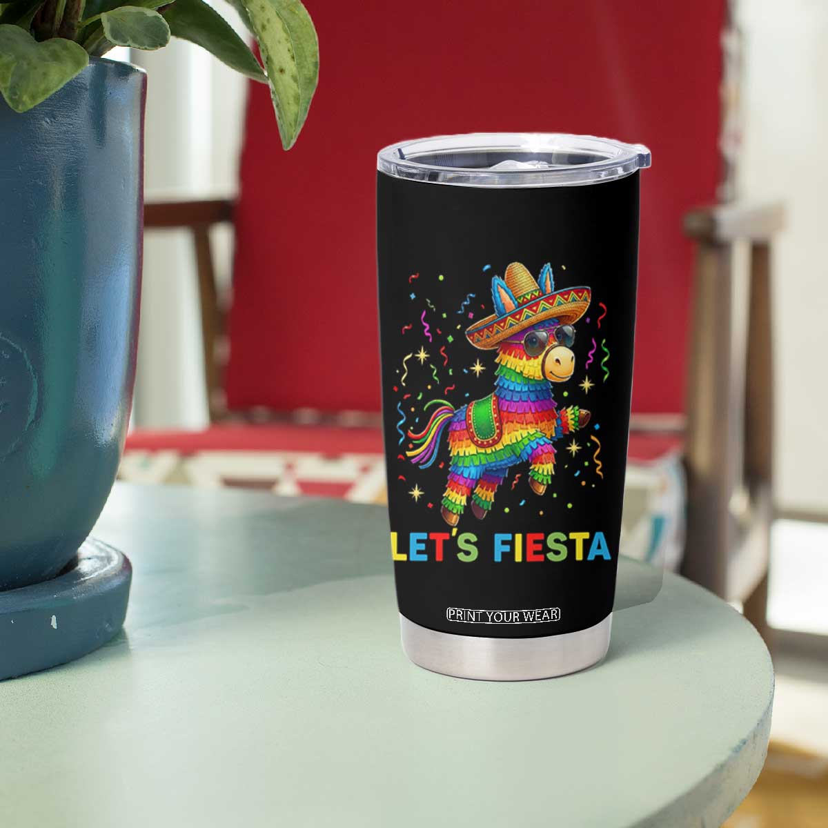 Mexican Fiesta Pinata Tumbler Cup Funny Cinco De Mayo TS12 Print Your Wear