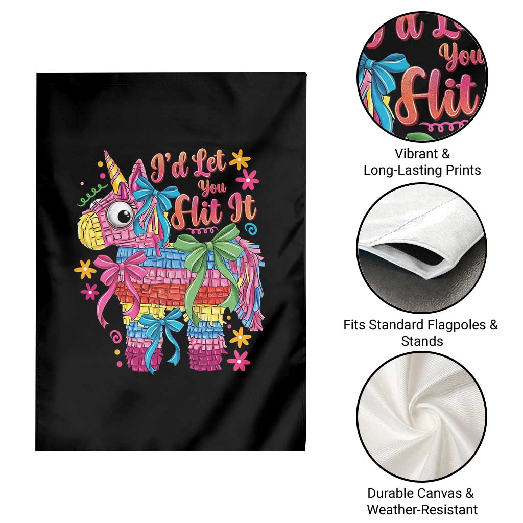 Funny Cinco De Mayo Pinata Garden Flag Id Let You Hit It TS12 Print Your Wear
