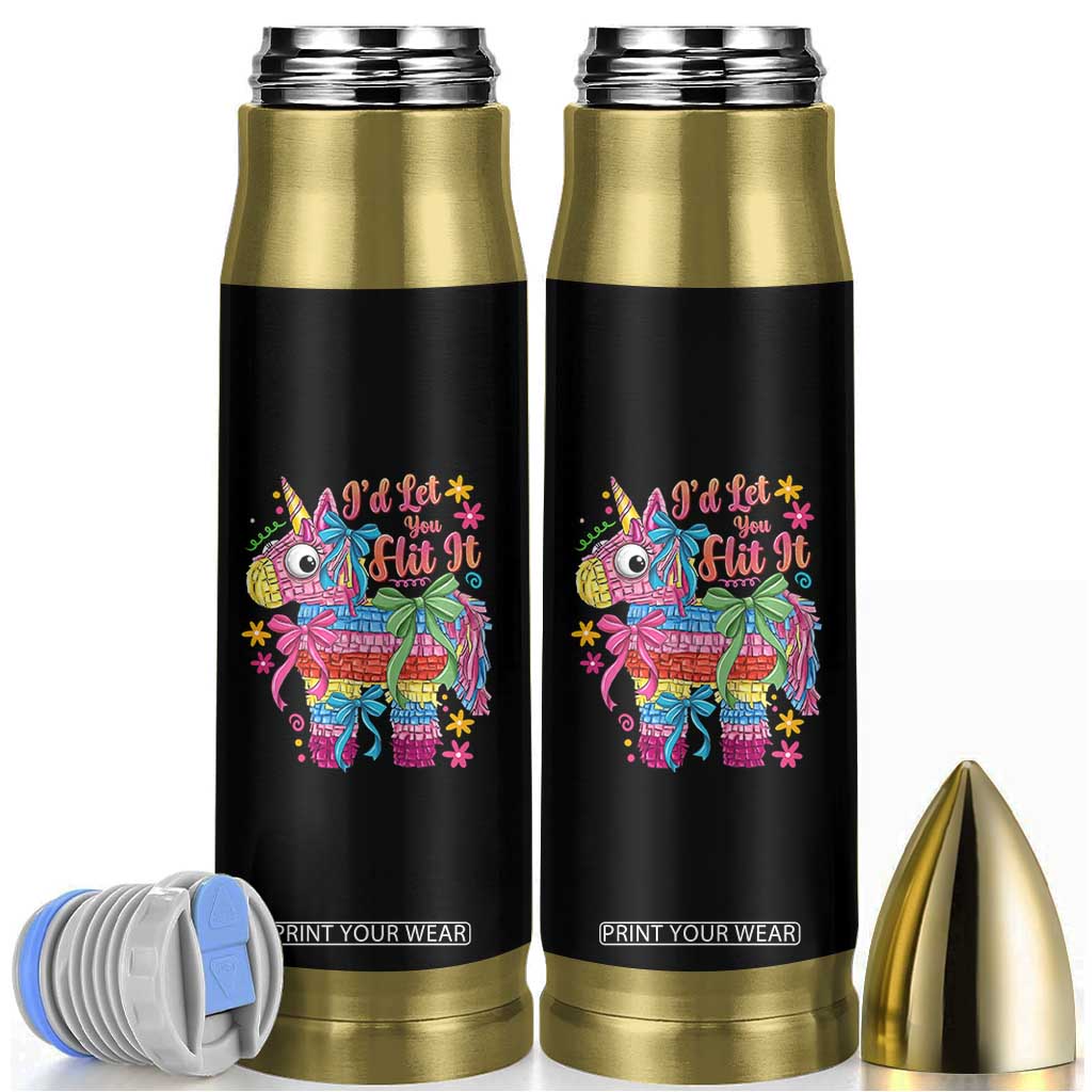 Funny Cinco De Mayo Pinata Bullet Tumbler Id Let You Hit It TS12 Black Print Your Wear