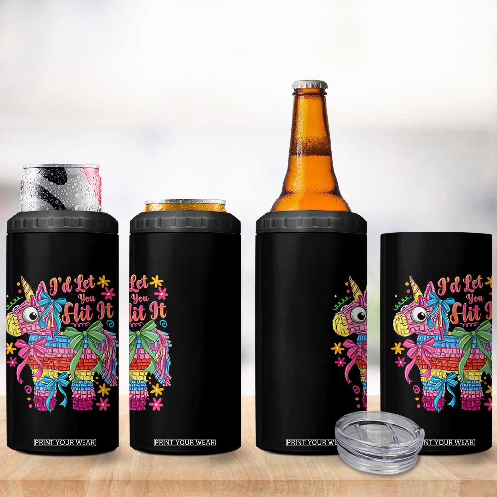 Funny Cinco De Mayo Pinata 4 in 1 Can Cooler Tumbler Id Let You Hit It TS12 Print Your Wear