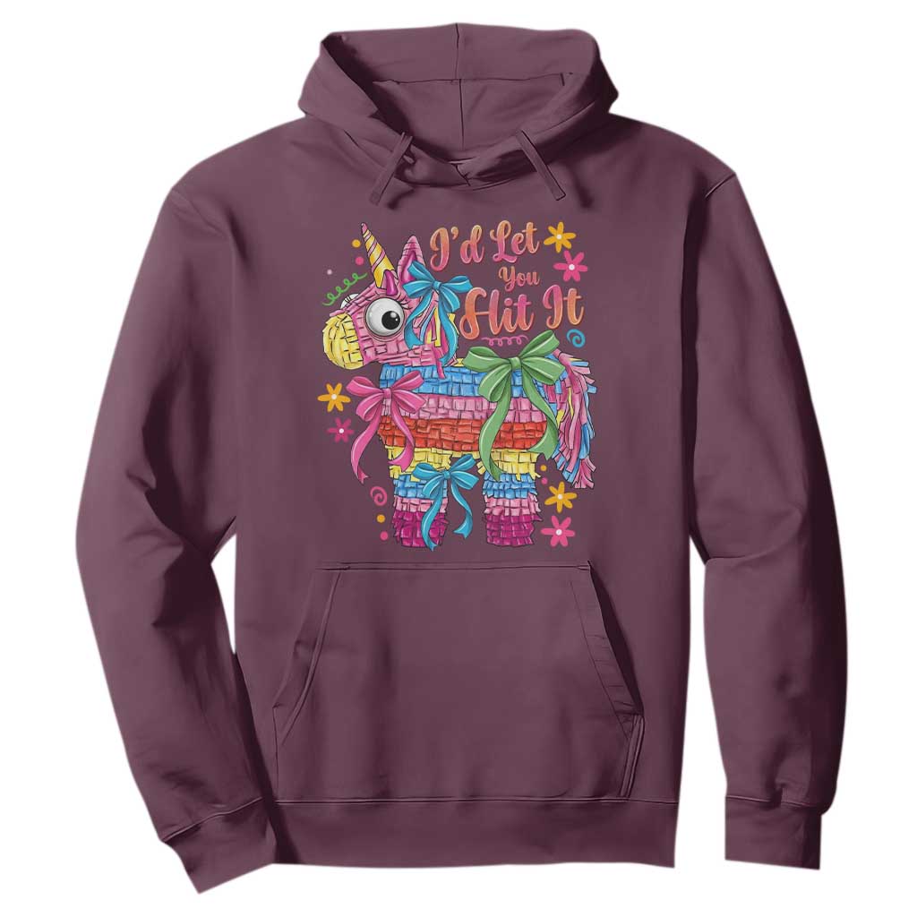 Funny Cinco De Mayo Pinata Hoodie Id Let You Hit It TS12 Maroon Print Your Wear