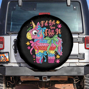 Funny Cinco De Mayo Pinata Spare Tire Cover Id Let You Hit It TS12 No hole Black Print Your Wear