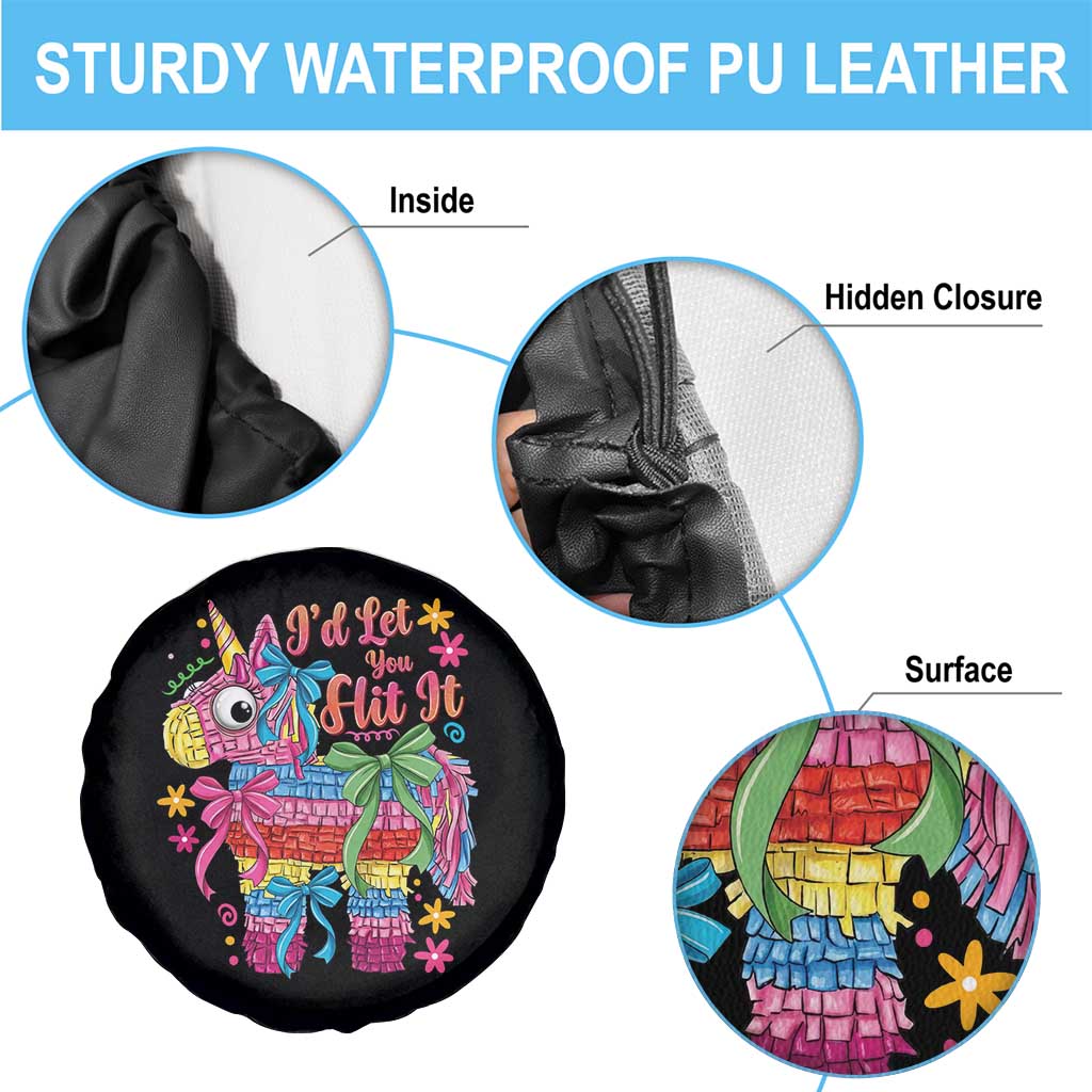 Funny Cinco De Mayo Pinata Spare Tire Cover Id Let You Hit It TS12 Print Your Wear