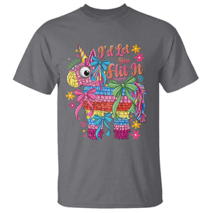 Funny Cinco De Mayo Pinata T Shirt Id Let You Hit It TS12 Charcoal Print Your Wear