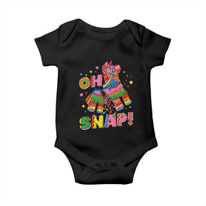Funny Cinco De Mayo Pinata Candy Party Baby Onesie Oh Snap TS12 Black Print Your Wear