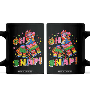 Funny Cinco De Mayo Pinata Candy Party Coffee Mug Oh Snap TS12 Black Print Your Wear